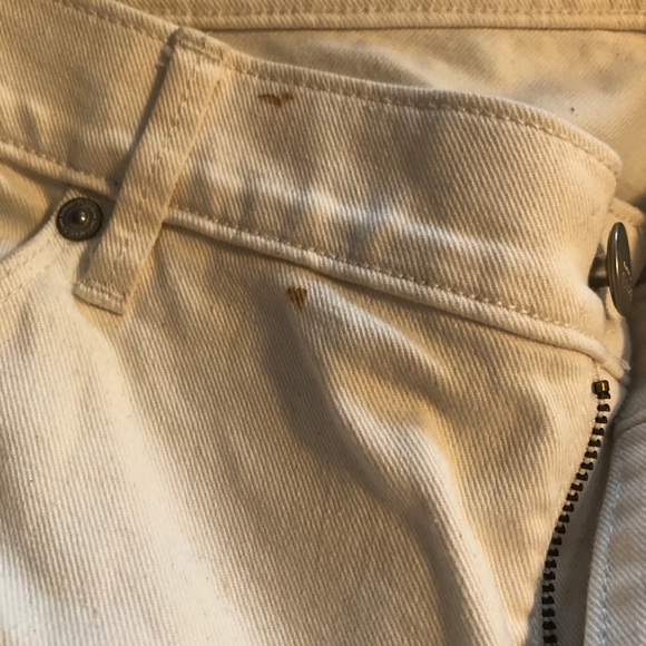 2/$25 Loft cream jeans - Picture 2 of 3